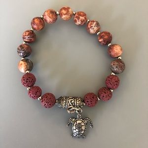 Lava Stone Diffusing Bracelet for Essential Oils